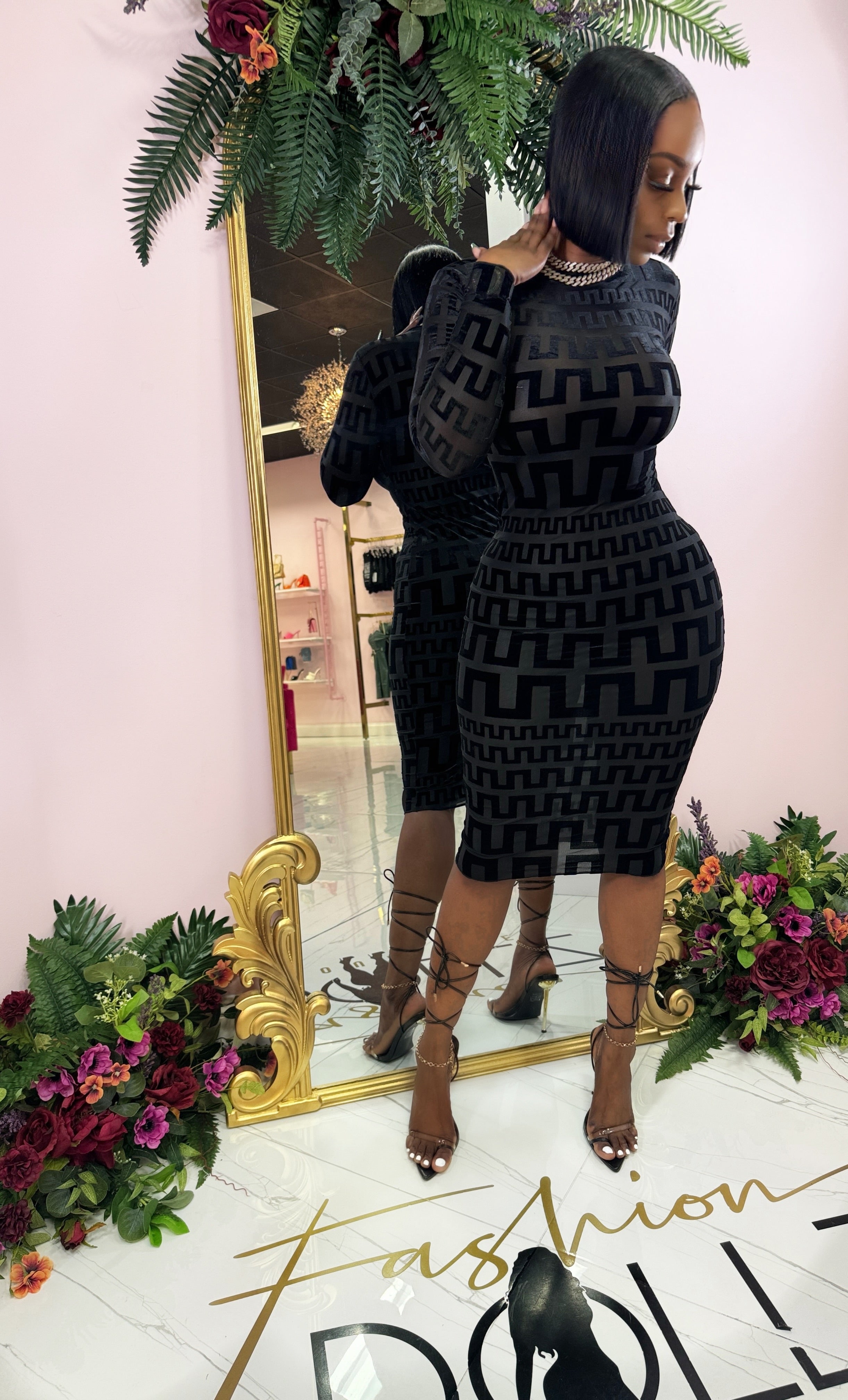 Fitted and Flirty dress Fashion Dollz Boutique