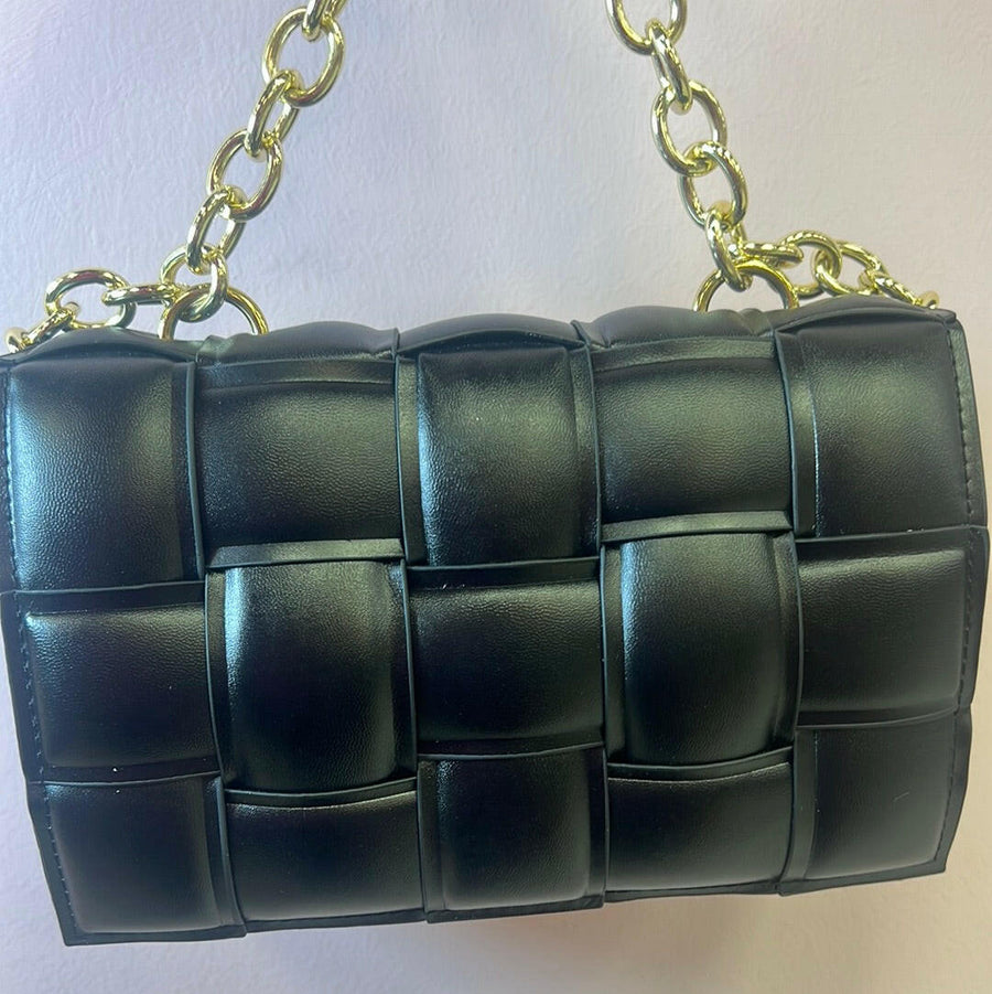 Braided Chain Handbag - Fashion Dollz Boutique