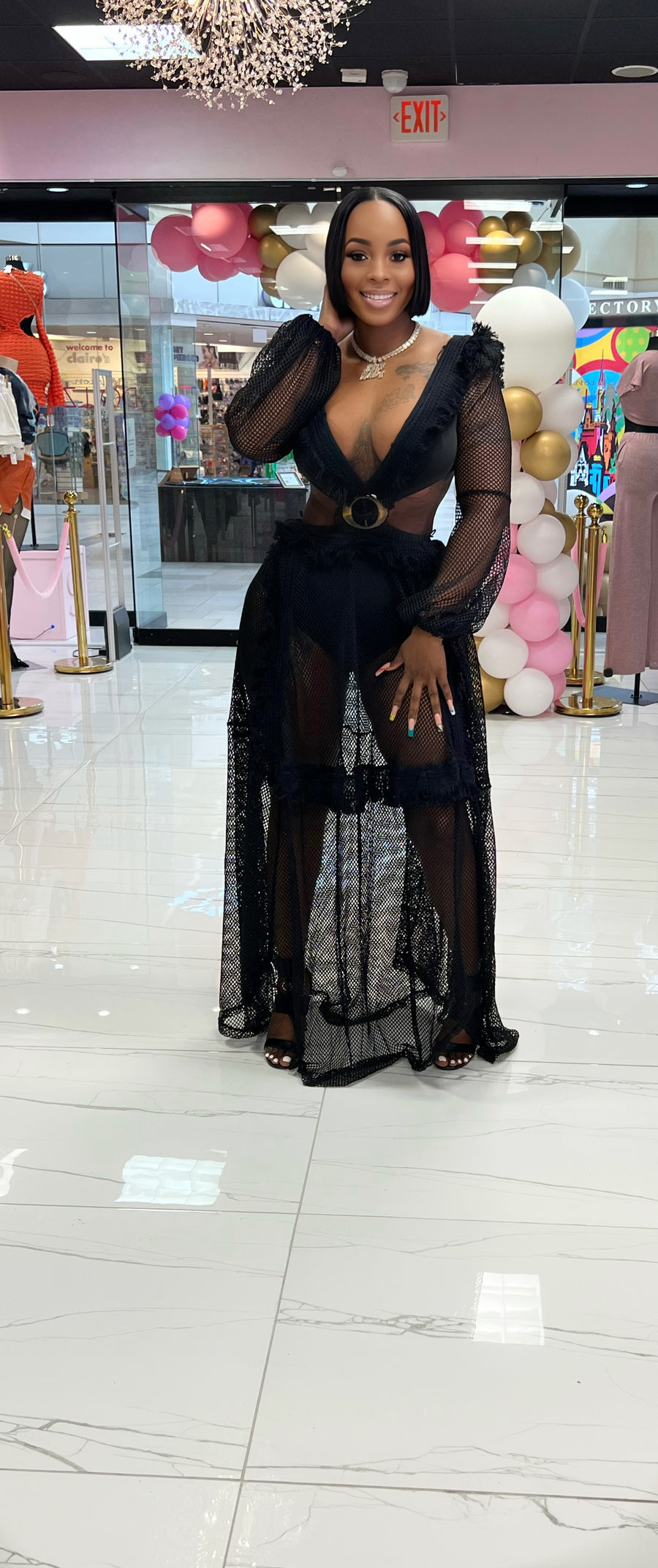 Black Onyx Dress - Fashion Dollz Boutique