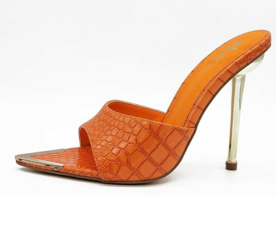Venus Croc Heels - Fashion Dollz Boutique